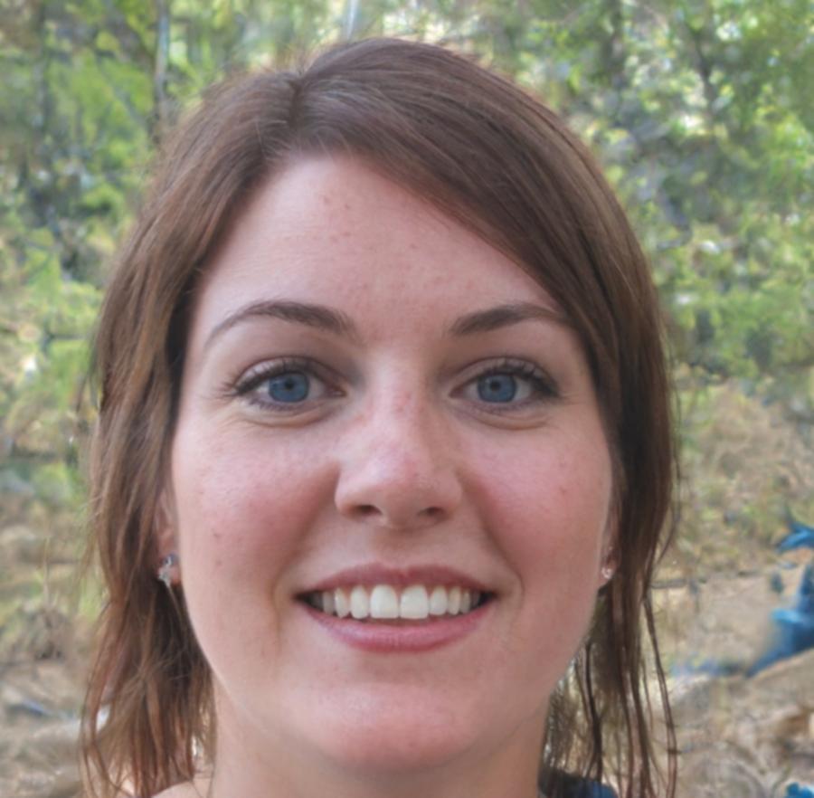 Professional portrait of Sarah Thornton, business owner